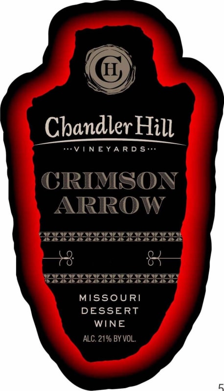 Chandler Hill Vineyards Crimson Arrow 2013 Front Label