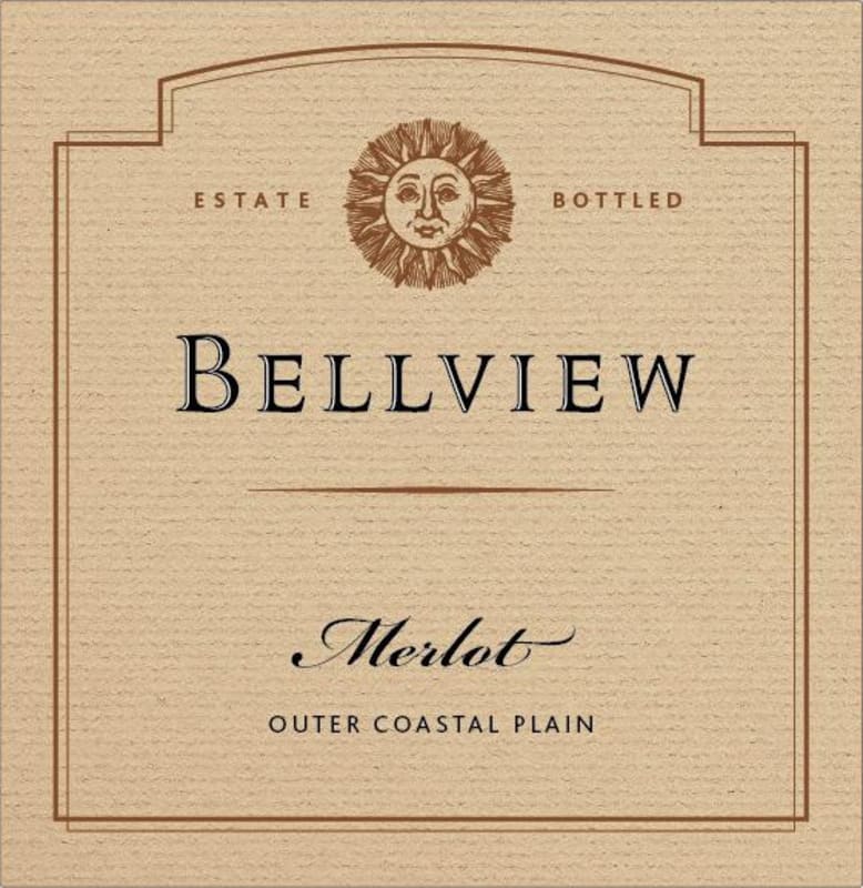 Bellview Winery Merlot 2013 Front Label