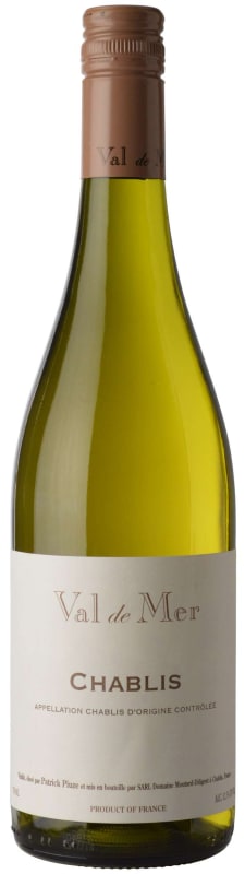 Val de Mer by Patrick Piuze Chablis 2017 Front Bottle Shot