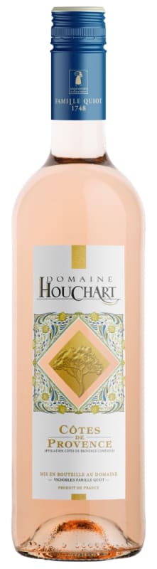 Domaine Houchart Cotes de Provence Rose 2023 Front Bottle Shot