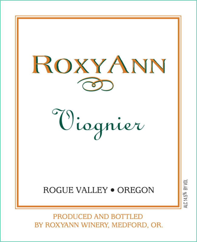 RoxyAnn Viognier 2009 Front Label