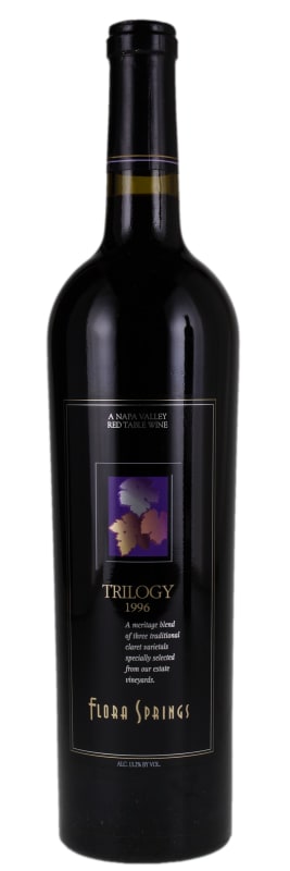 Flora Springs Trilogy 1996 Front Bottle Shot