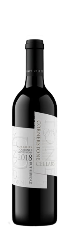 Cornerstone Cellars Rutherford Cabernet Sauvignon 2018 Front Bottle Shot