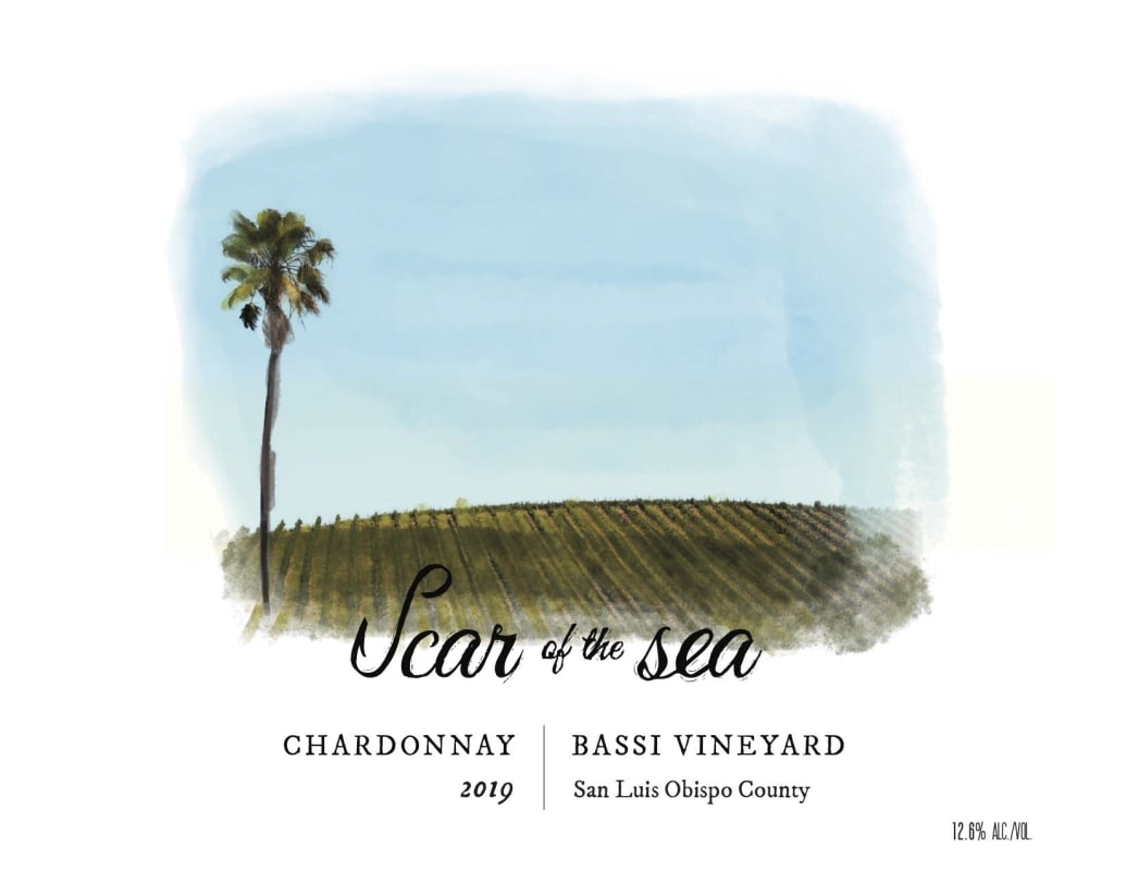 Scar of the Sea Bassi Vineyard Chardonnay 2019 Front Label