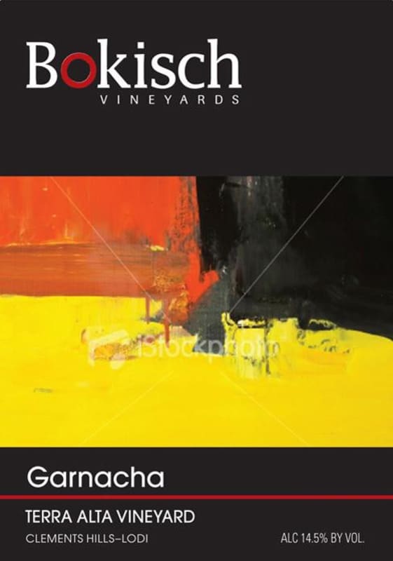 Bokisch Vineyards Terra Alta Vineyard Garnacha 2010 Front Label