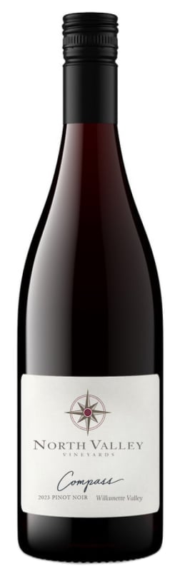 North Valley Vineyards Compass Pinot Noir 2023 Front Bottle Shot