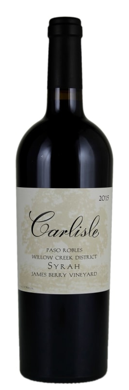 Carlisle James Berry Syrah 2015 Front Bottle Shot