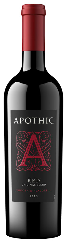 Apothic Red Blend 2023 Front Bottle Shot