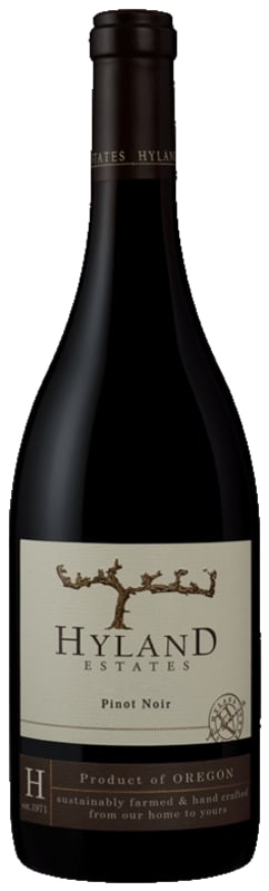 Hyland Estates Old Vine Estate Pinot Noir 2016 Front Bottle Shot