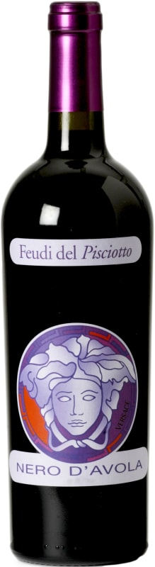 Feudi del Pisciotto Versace Nero d'Avola 2019 Front Bottle Shot
