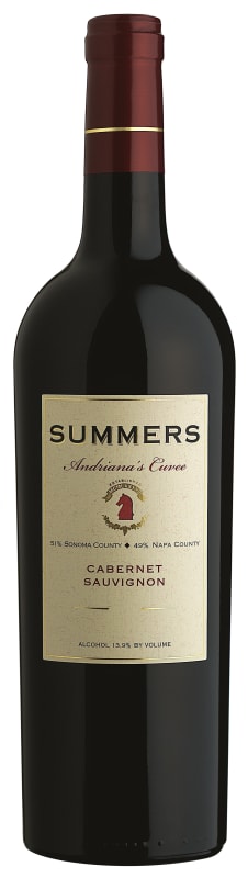 Summers Estate Andriana's Cuvee Cabernet Sauvignon 2015 Front Bottle Shot