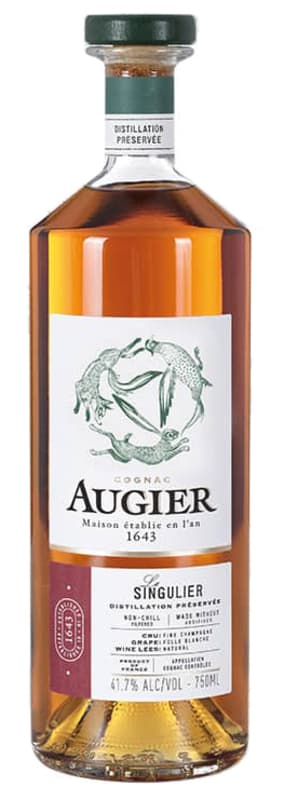 Augier Le Singulier Cognac Front Bottle Shot