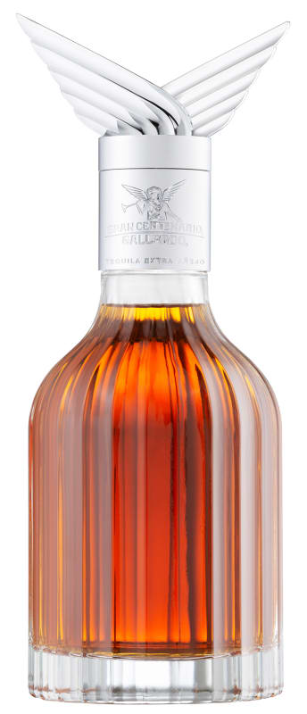 Gran Centenario Gallardo Extra Anejo Tequila Front Bottle Shot