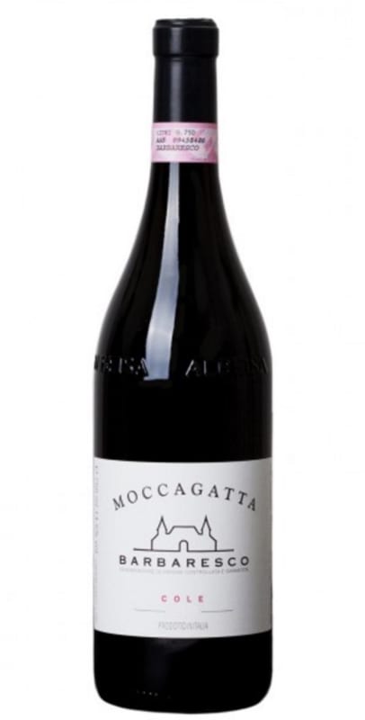 Moccagatta Barbaresco Cole 2016 Front Bottle Shot