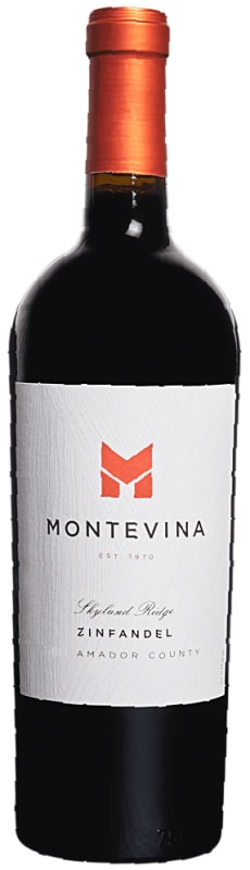 Montevina Zinfandel 2016 Front Bottle Shot