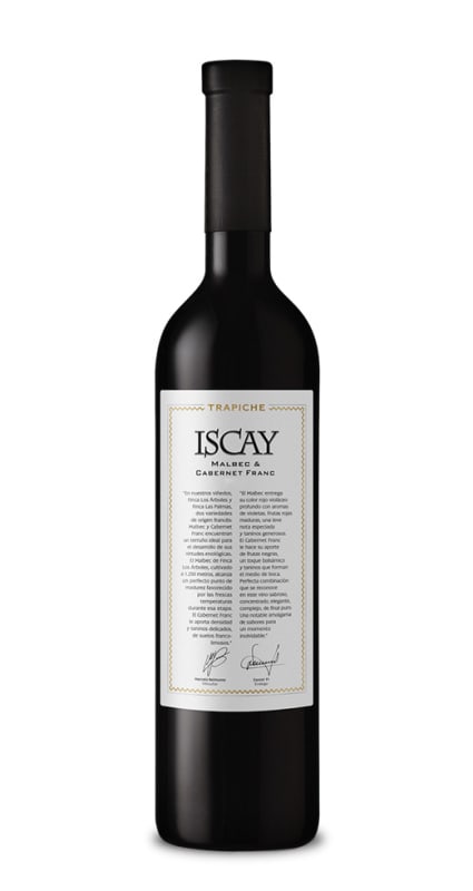 Trapiche Iscay Malbec-Cabernet Franc 2015 Front Bottle Shot