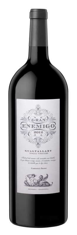 El Enemigo Gran Enemigo Gualtallary Cabernet Franc 2012 Front Bottle Shot