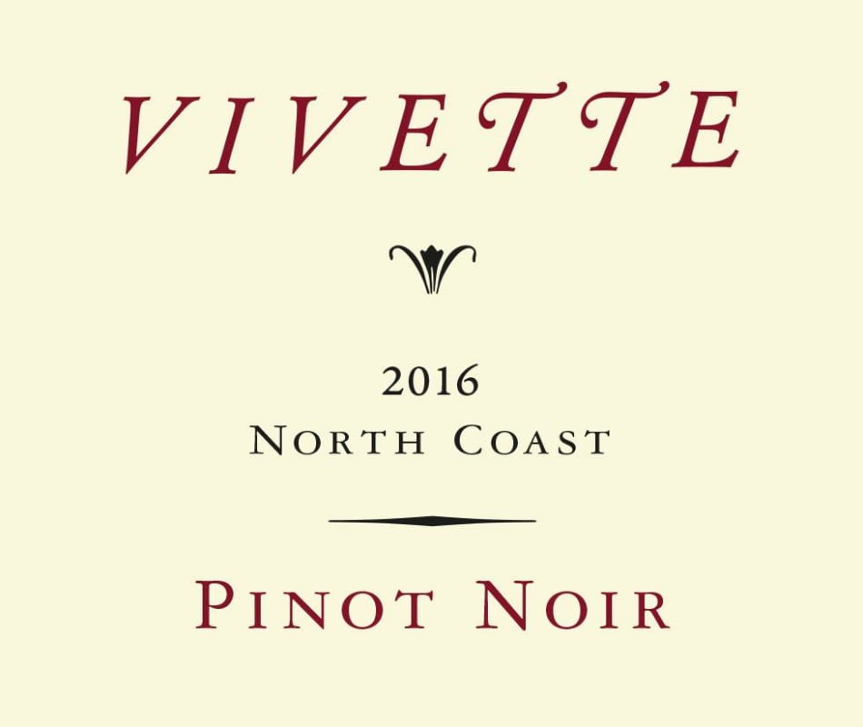 Saintsbury Vivette Pinot Noir 2016 Front Label