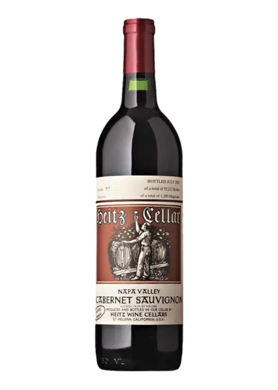 Heitz Cellar Martha's Vineyard Cabernet Sauvignon 1986 Front Bottle Shot