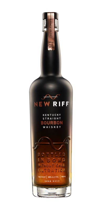 New Riff Bottled in Bond Bourbon Whiskey Front Bottle Shot