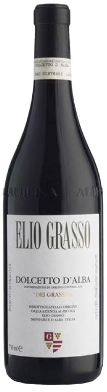 Elio Grasso Dolcetto d'Alba Dei Grassi 2023 Front Bottle Shot