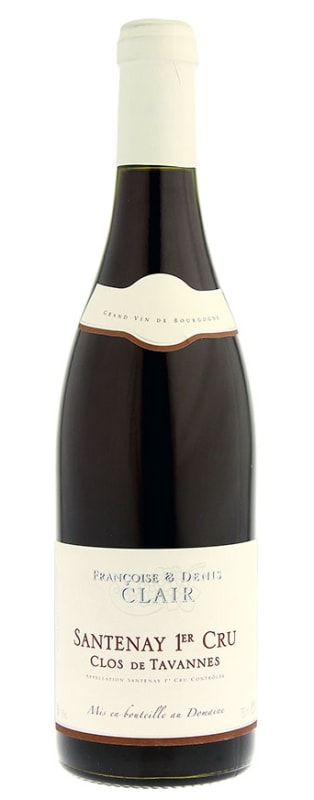 Francoise & Denis Clair Santenay Clos de Tavannes Premier Cru 2017 Front Bottle Shot