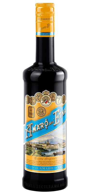 Amaro dell'Etna Liqueur (1 Liter) Front Bottle Shot