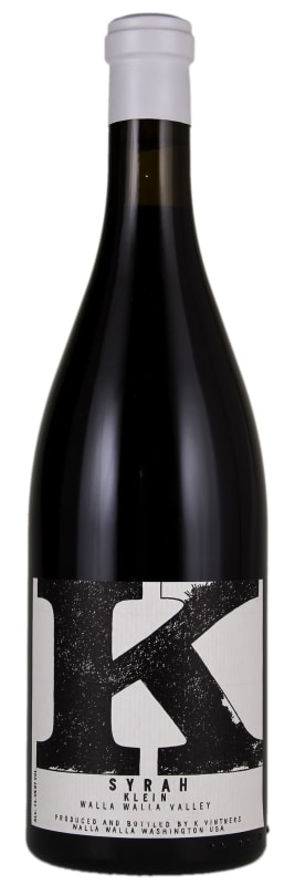 K Vintners Klein Syrah 2015 Front Bottle Shot