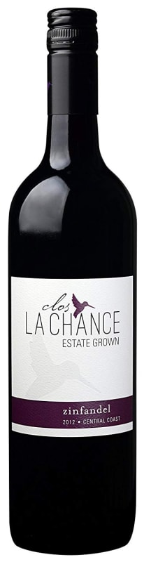 Clos LaChance Zinfandel 2012 Front Bottle Shot