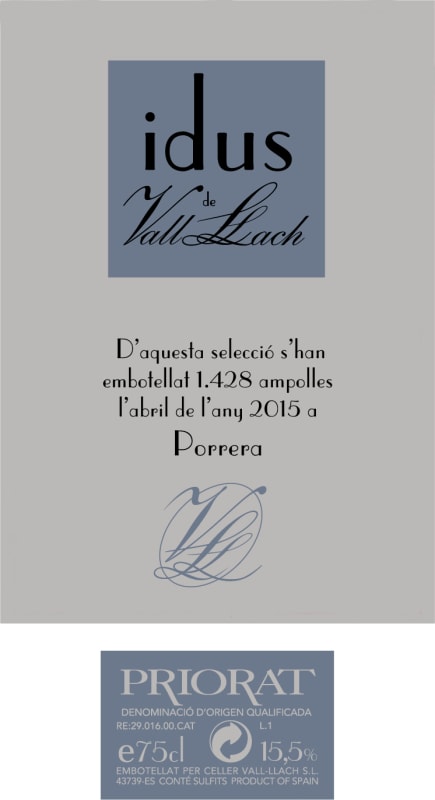 Vall Llach Idus 2002 Front Label