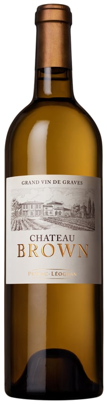 Chateau Brown Blanc 2018 Front Bottle Shot
