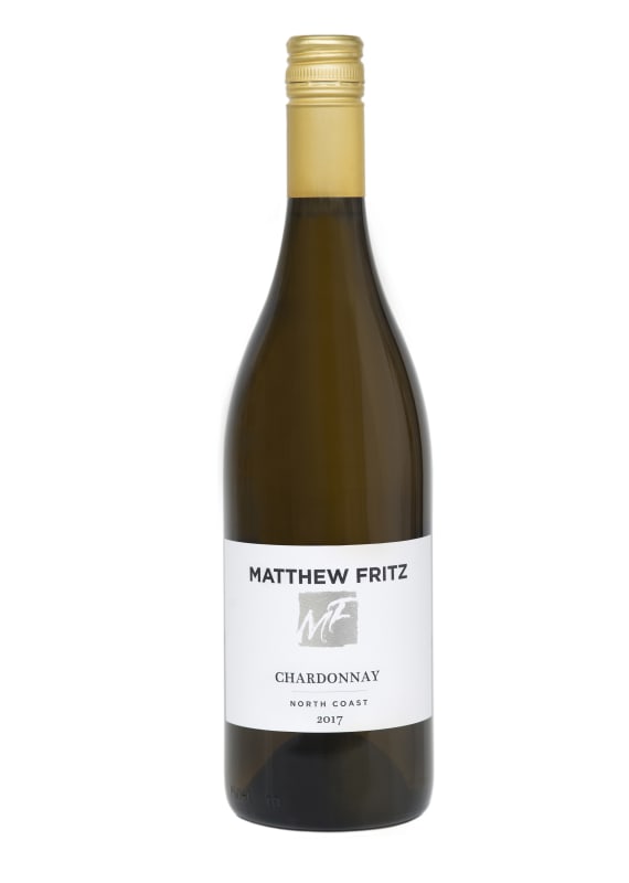 Matthew Fritz North Coast Chardonnay 2017 Front Bottle Shot
