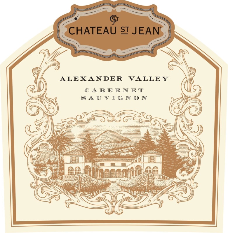 Chateau St. Jean Alexander Valley Cabernet Sauvignon 2016 Front Label