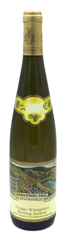Merkelbach Urziger Wurzgarten Riesling Auslese 2015 Front Bottle Shot