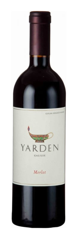 Yarden Merlot (OK Kosher) 2016 Front Bottle Shot