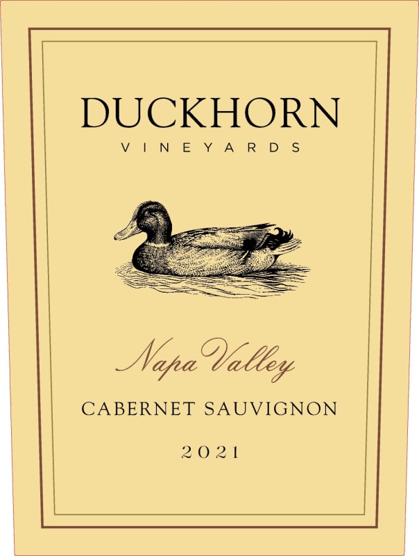 Duckhorn Napa Valley Cabernet Sauvignon (375ML half-bottle) 2021 Front Label