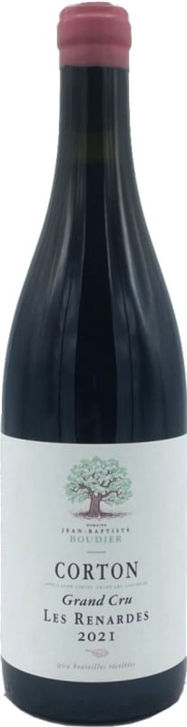 Jean-Baptiste Boudier Corton Les Renardes Grand Cru 2021 Front Bottle Shot