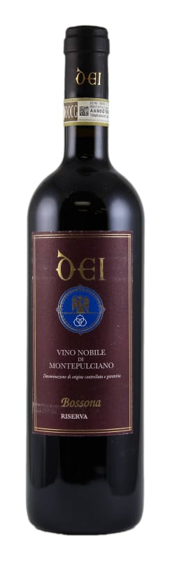 Dei Bossona Vino Nobile di Montepulciano Riserva 2010 Front Bottle Shot