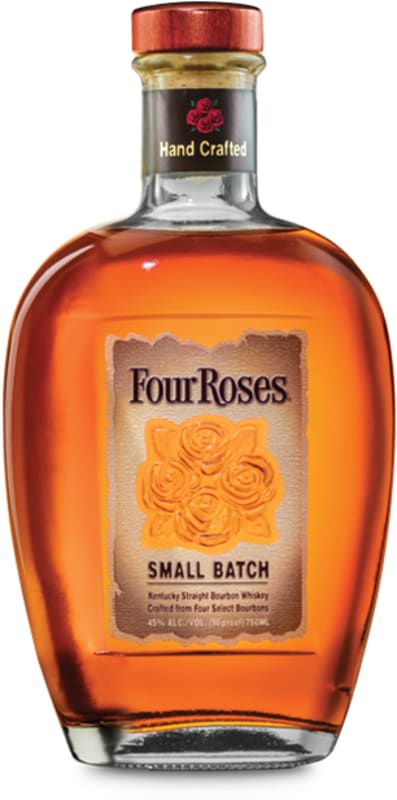 Four Roses Small Batch Kentucky Straight Bourbon Whiskey Front Bottle Shot