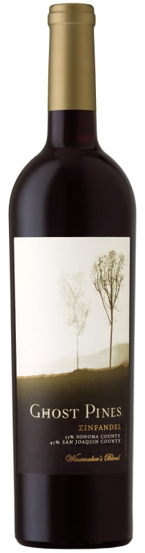 Ghost Pines Zinfandel 2017 Front Bottle Shot