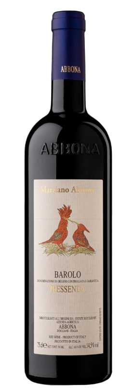 Abbona Barolo Pressenda 2016 Front Bottle Shot