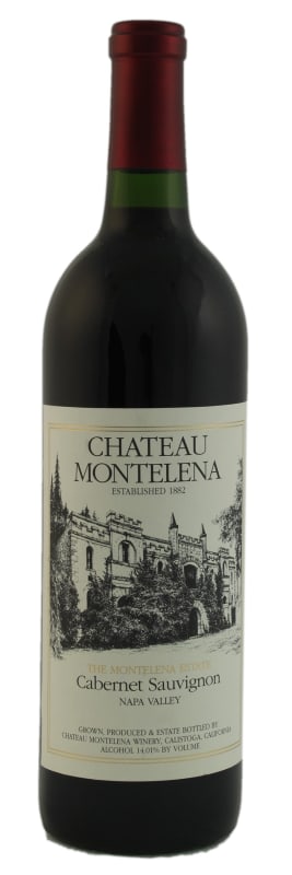Chateau Montelena Estate Cabernet Sauvignon 1999 Front Bottle Shot