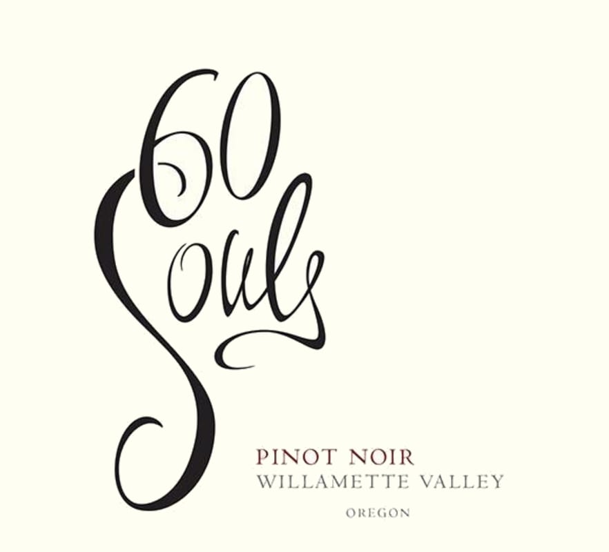 60 Souls Pinot Noir 2017 Front Label