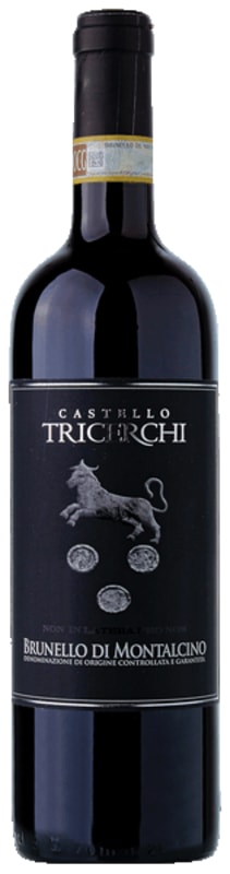 Castello Tricerchi Brunello di Montalcino 2019 Front Bottle Shot