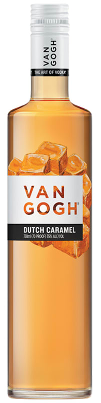 Van Gogh Dutch Caramel Vodka Front Bottle Shot