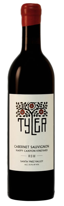 Tyler Winery RSW Cabernet Sauvignon 2019 Front Bottle Shot