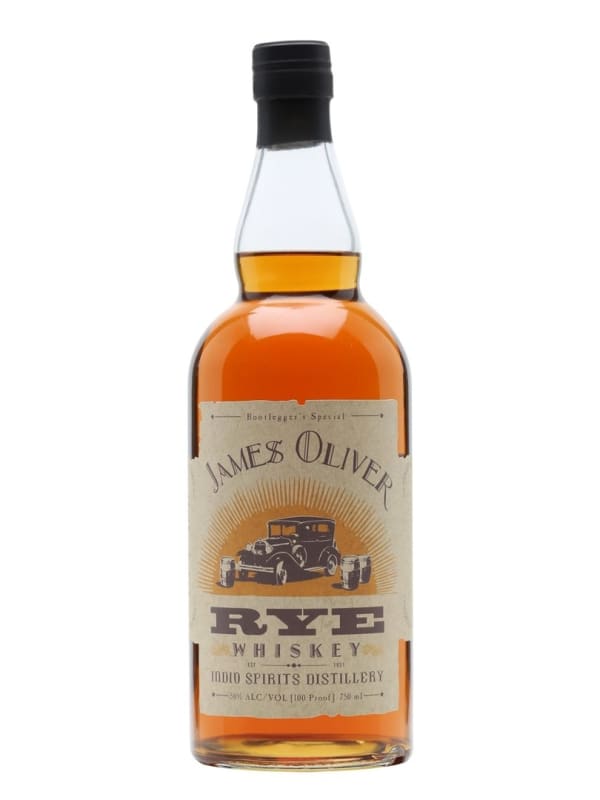 James Oliver Rye Whiskey Front Bottle Shot