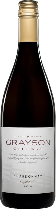Grayson Cellars Chardonnay 2017 Front Bottle Shot