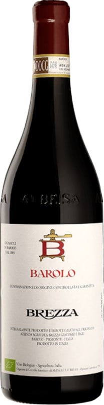 Brezza Barolo 2022 Front Bottle Shot