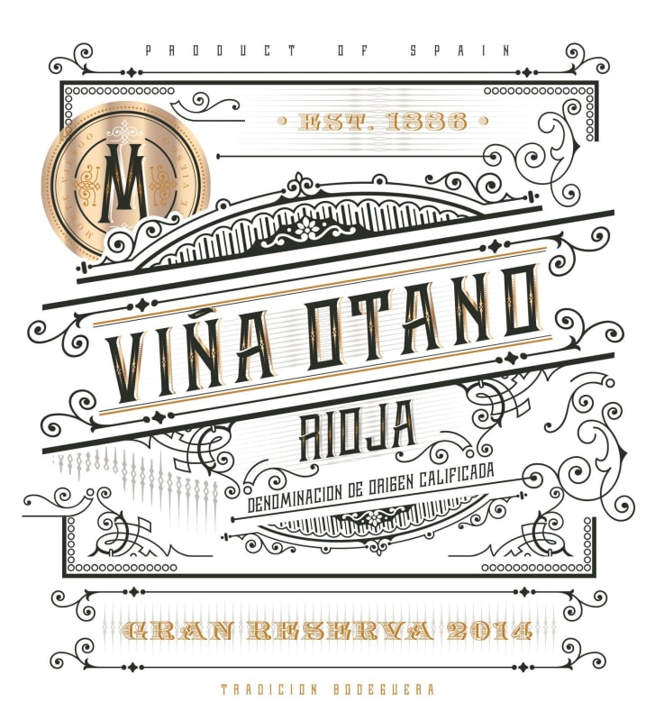 Vina Otano Gran Reserva 2014 Front Label